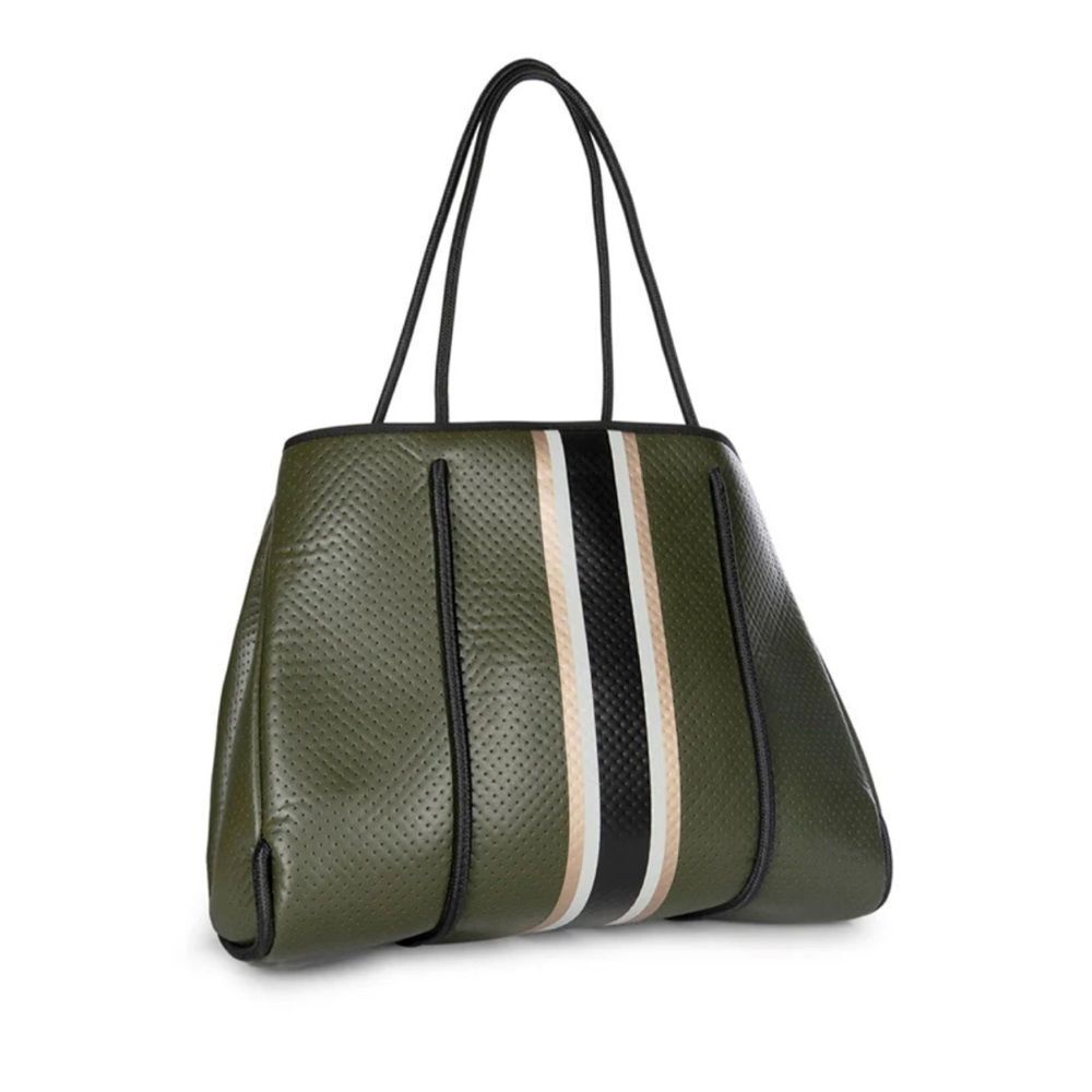 Haute Shore Women's Olive Green Greyson Envy Neoprene Tote Bag